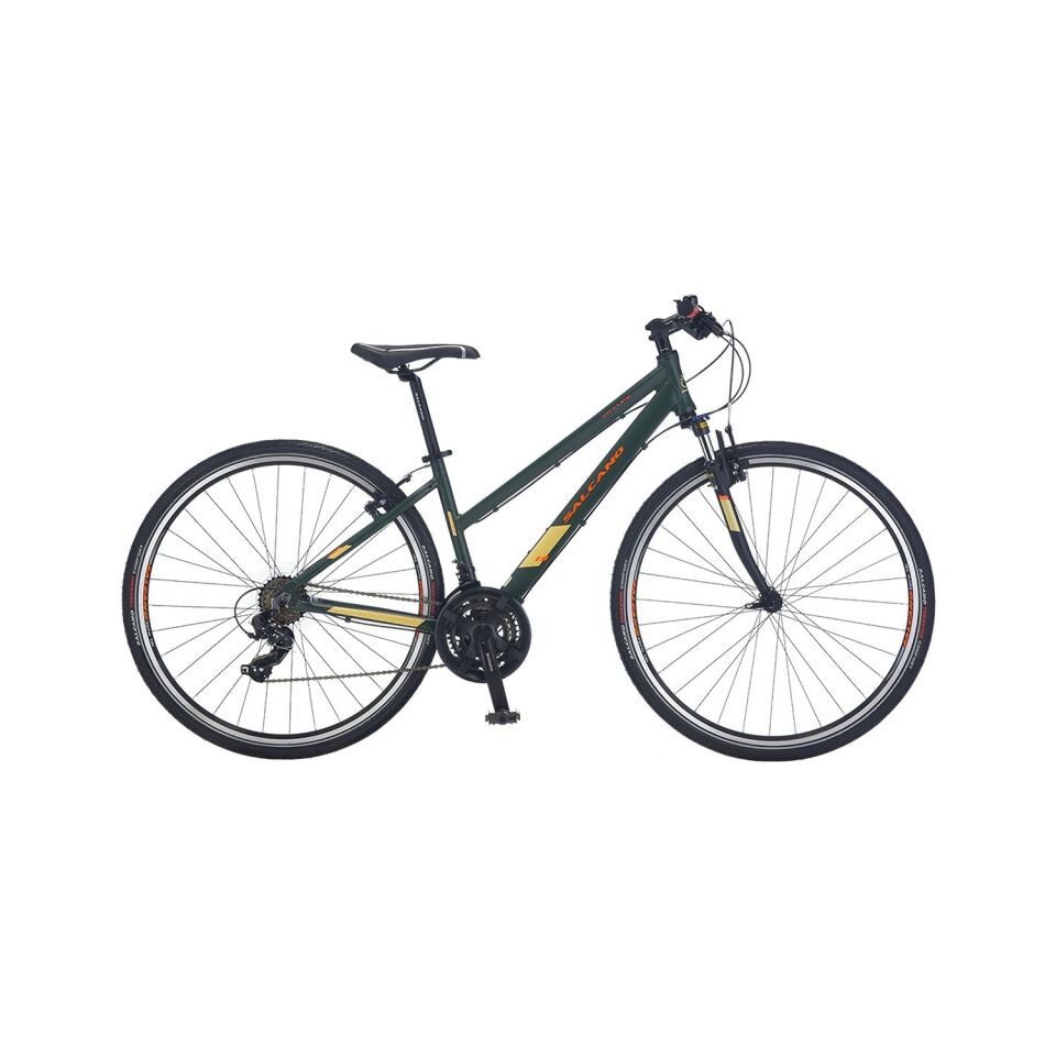 Salcano City life 21s Unisex V Fren Full Shimano 21 Vites Şehir ve Gezi Bisikleti haki