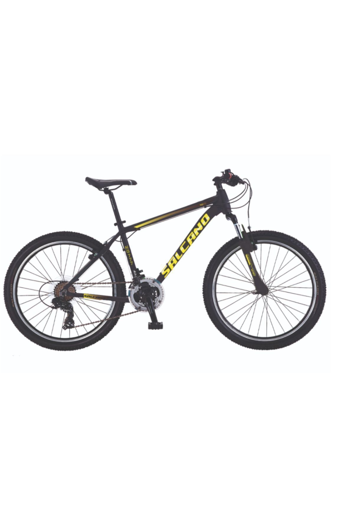 SALCANO Ng777 24 JANT DAĞ BİSİKLETİ V FREN (YENİ NG750) Shimano 21 Vites siyah sarı