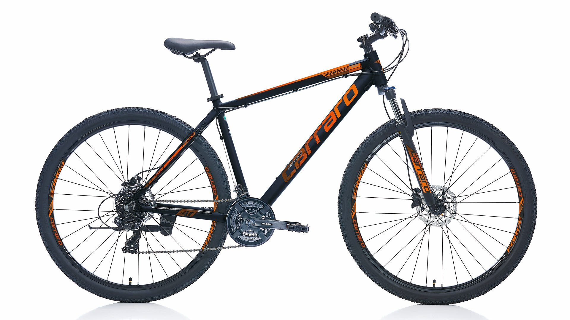 Carraro Force 920 29 Jant Hidrolik Disk Fren Dağ Bisikleti - Full Shimano Siyah Turuncu 40 kadro