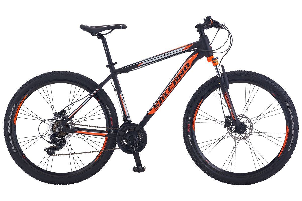 Salcano NG 650 29 Jant HD Hidrolik Disk Fren Full Shimano 21 Vites Dağ Bisikleti 21'' Siyah turncu