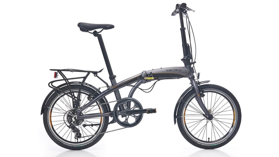 Carraro Flexi 107 20 Jant 7 Vites İtalyan Katlanır Bisiklet füme
