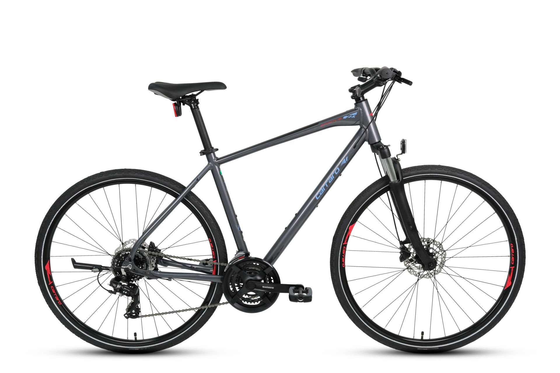Carraro Sportive 223 Şehir Bisikleti 28 jant Full Shimano 21 Vites Hidrolik disk fren Antrasit 56 kadro