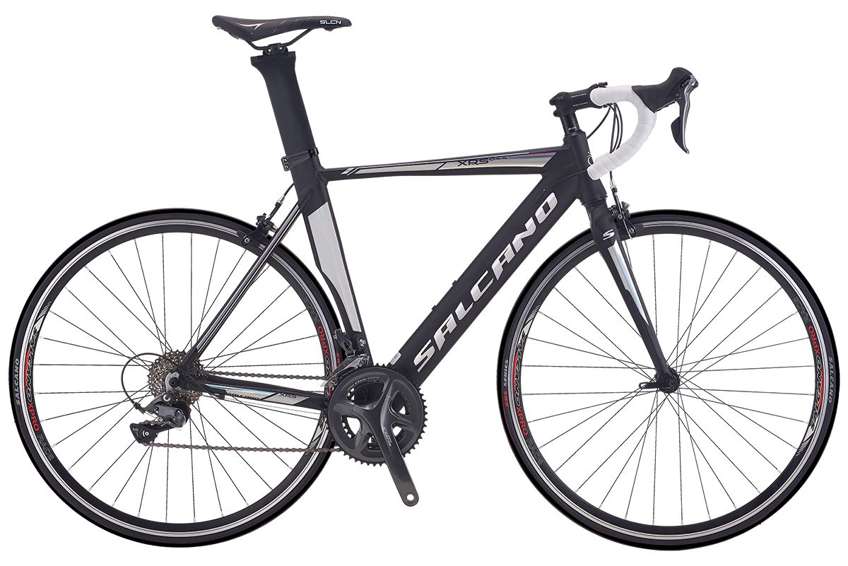 Salcano XRS044 Shimano Sora Yarış Bisikleti (51 Kadro) siyah beyaz