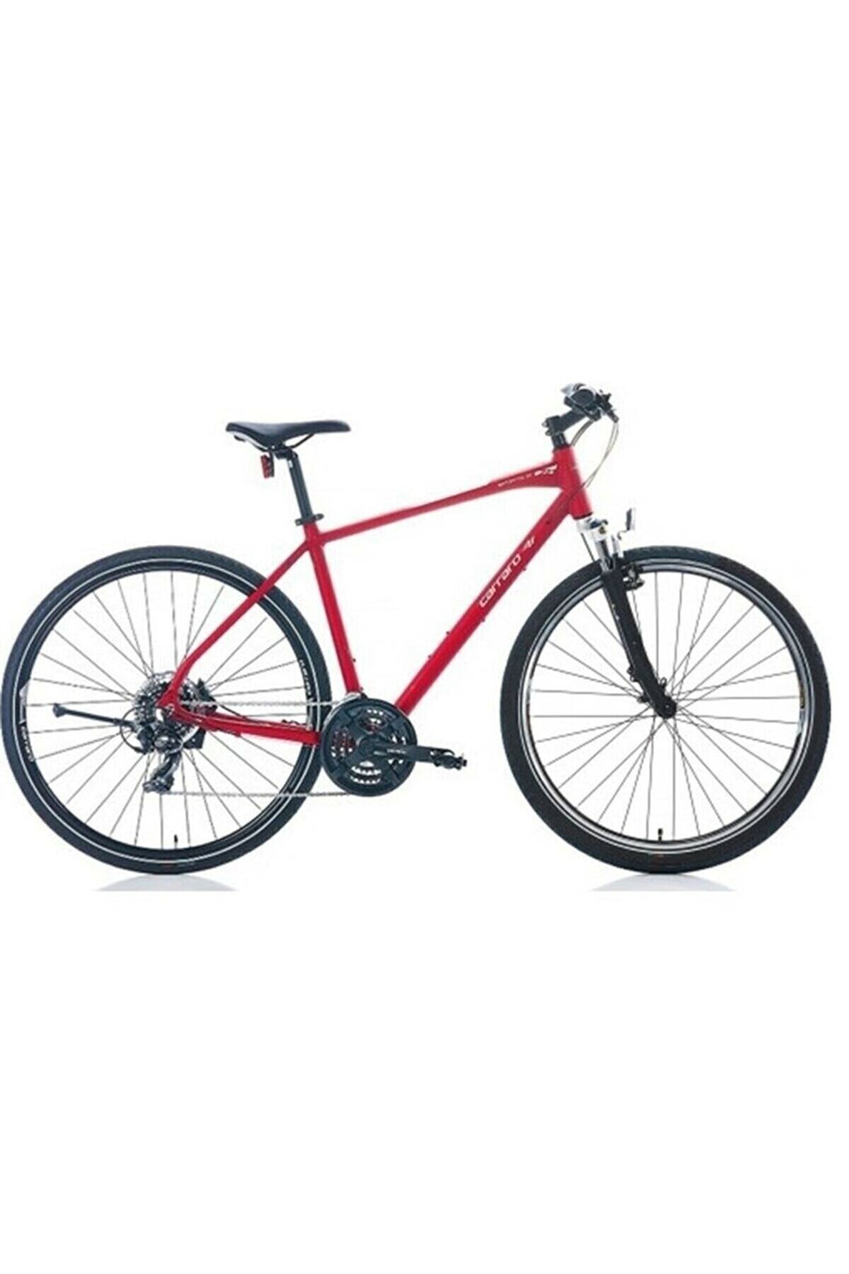 Carraro Sportive 220 28'' Jant Gezi Bisikleti Shimano 21 Vites Mat krom kırmızı