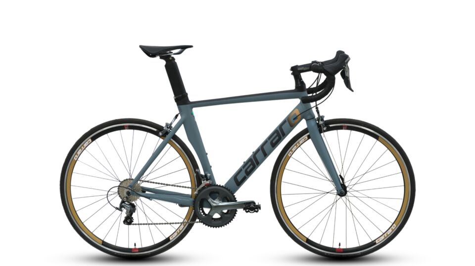 Carraro Race 052 C Yarış Bisikleti Gri, KARBON Maşa Shimano Tiagra 20 Vites 48 Kadro