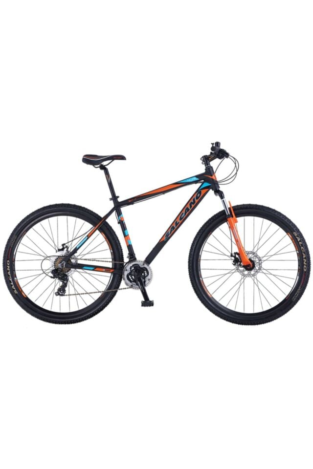 Salcano NG 750 24 MD Disk fren 21 vites genç çocuk bisikleti  14'' SİYAH TURUNCU TURKUAZ
