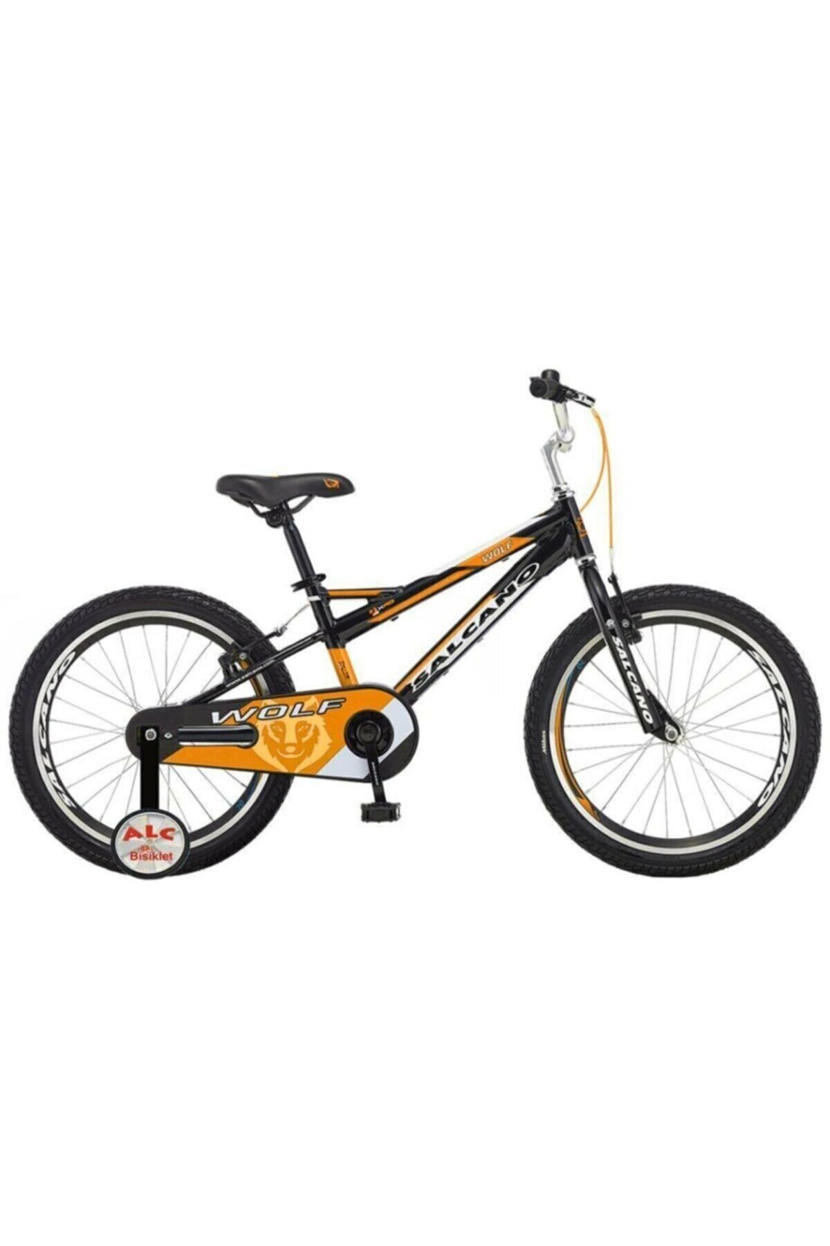 Salcano Wolf 16 Bmx Alüminyum Çocuk bisikleti Siyah turuncu beyaz