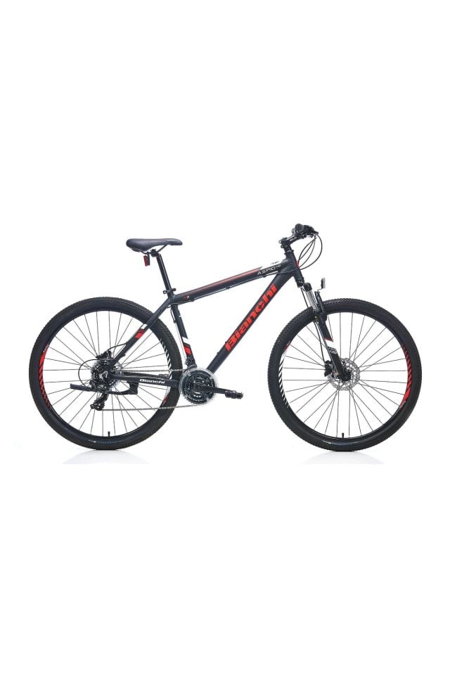 Bianchi Aspid 49 29 Jant Hidrolik Disk Fren Dağ Bisikleti - Shimano 21 Vites Siyah Kırmızı