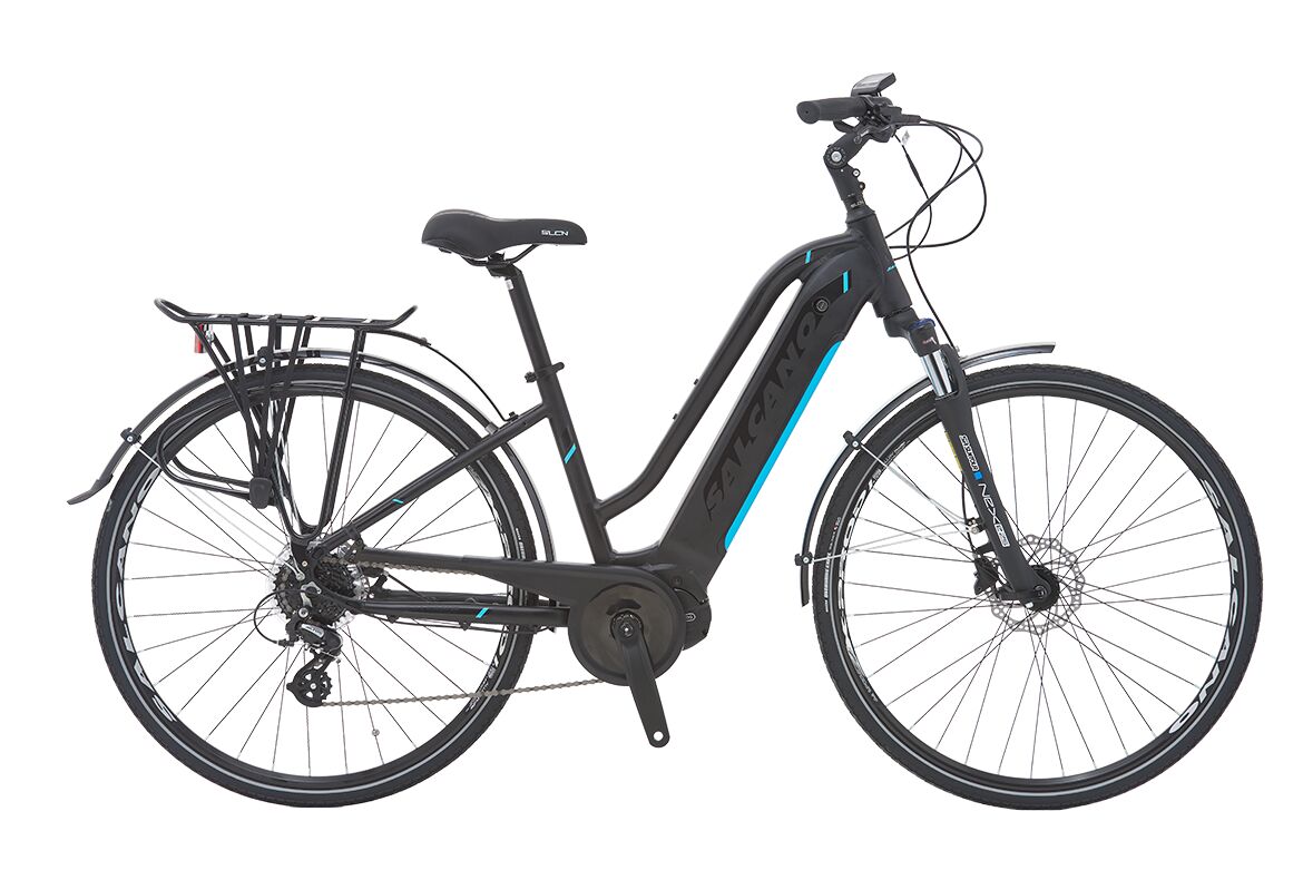 Salcano Serenity 3 Elektrikli Şehir Bisikleti Hidrolik Disk fren yeni nesil orta motor unisex
