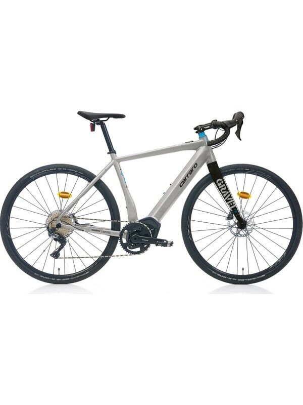 Gravel Ge 5.0 Elektrikli Bisiklet 28'' 11-V Hd Mat Gümüş Bisiklet 55 kadro