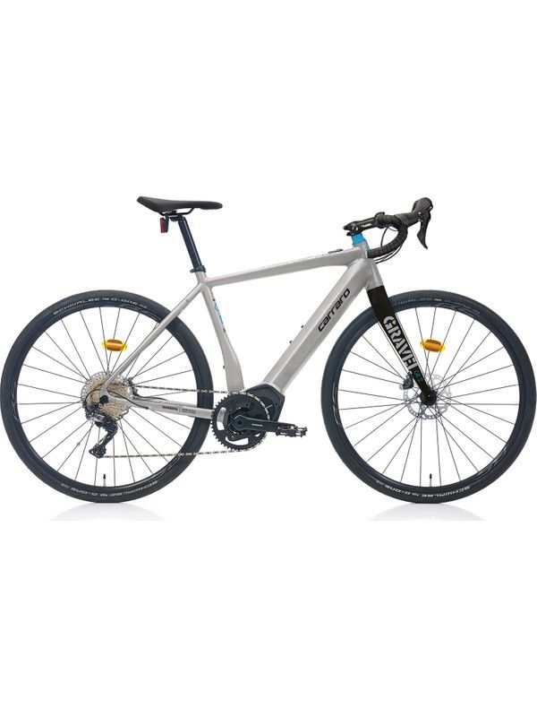 Gravel Ge 5.0 Elektrikli Bisiklet 28'' 11-V Hd Mat Gümüş Bisiklet 58 kadro