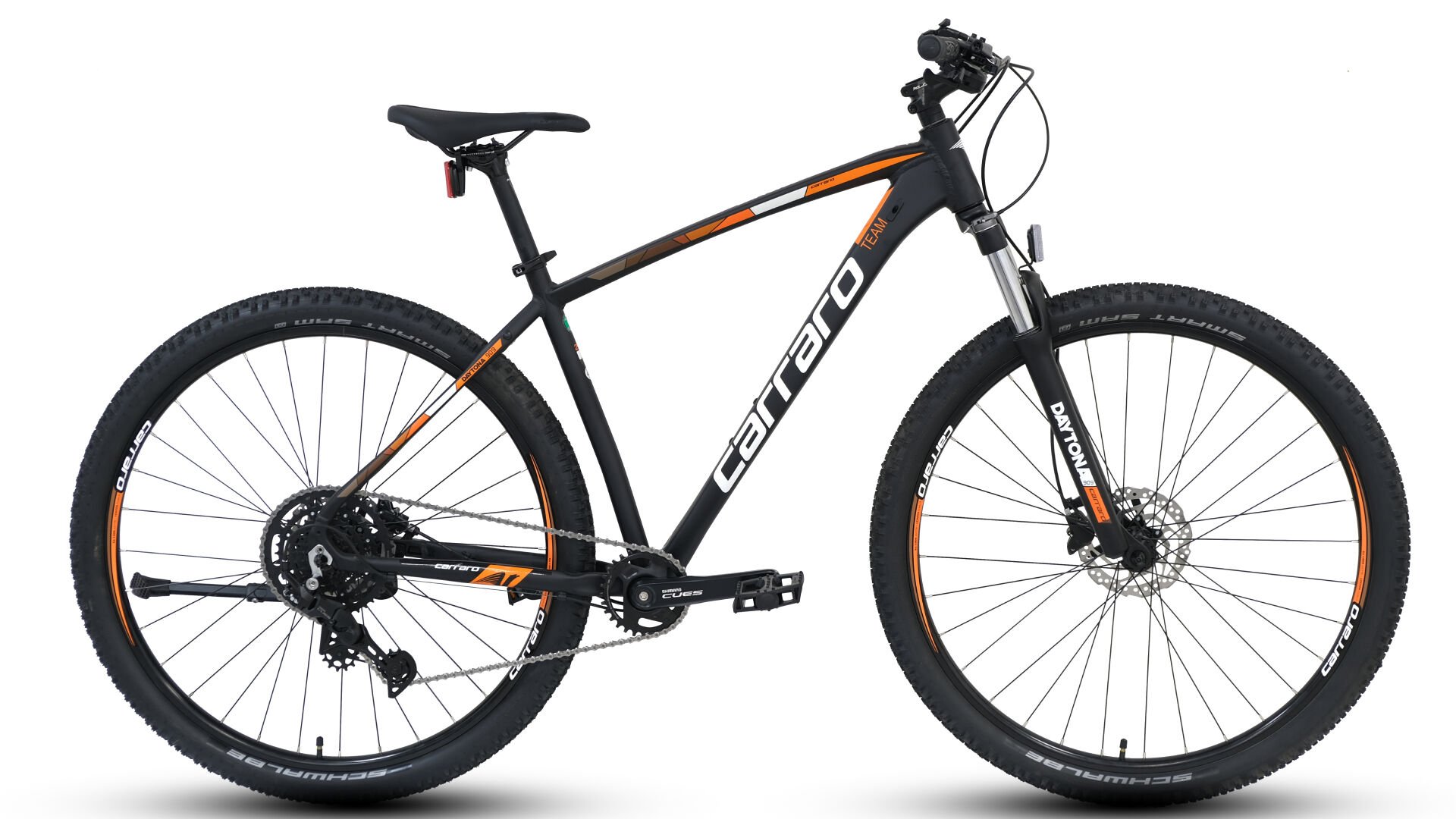 Daytona 909 29 jant 9-Vites Shimano Hidrolik Disk fren Dağ Bisikleti 52 kadro siyah beyaz