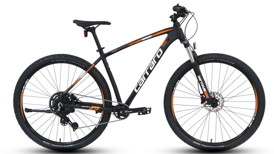 Daytona 909 29 jant 9-Vites Shimano Hidrolik Disk fren Dağ Bisikleti 52 kadro siyah beyaz