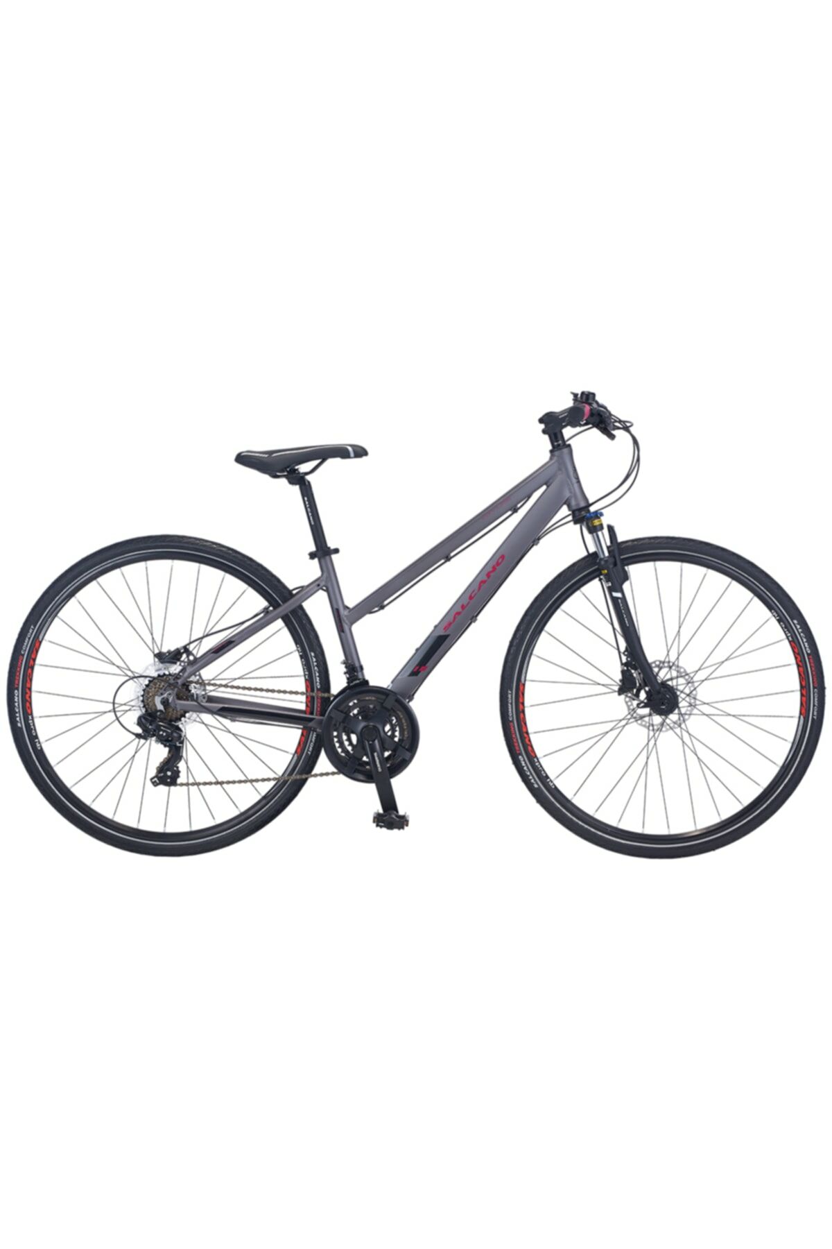 Salcano City Wind 24 HD Lady Hidrolik disk fren Continental lastikler Gri