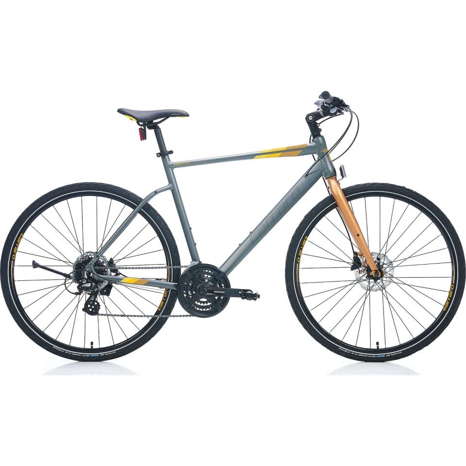 Carraro Sportive 324 28 Jant 24 Vites 48 cm Hidrolik Disk Fren Şehir Bisikleti antrasit füme bronz