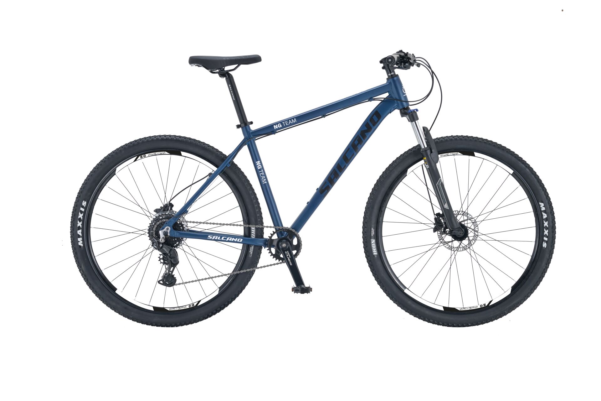 Salcano TEAM 200 29 Jant HD Hidrolik Disk Fren Full Shimano 21 Vites Dağ Bisikleti 21'' gece mavisi