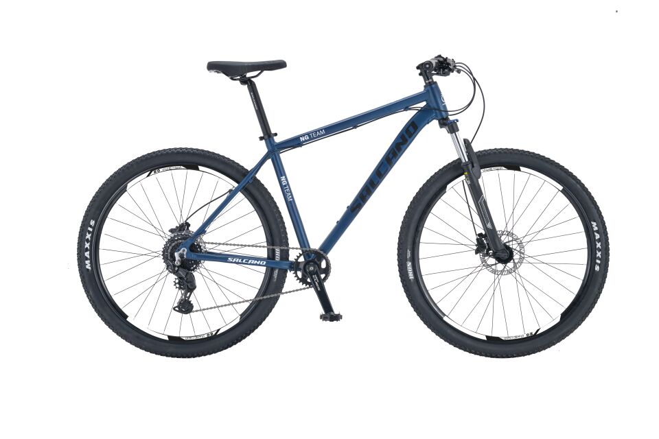 Salcano TEAM 200 29 Jant HD Hidrolik Disk Fren Full Shimano 21 Vites Dağ Bisikleti 21'' gece mavisi