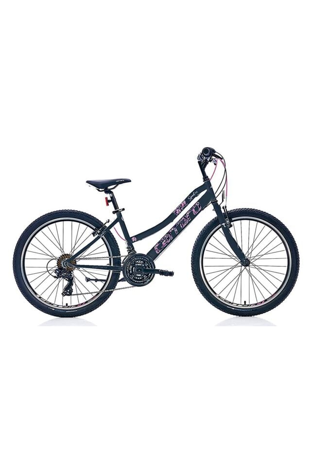Carraro Speed 242 24 Jant Shimano 21 Vites Kız Bisikleti Yeni Aluminyum kadro SİYAH pembe