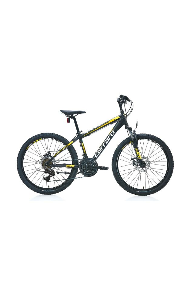 Carraro Speed 241 MD Disk Fren 21 Shimano  Vites Çocuk Bisikleti siyah sarı
