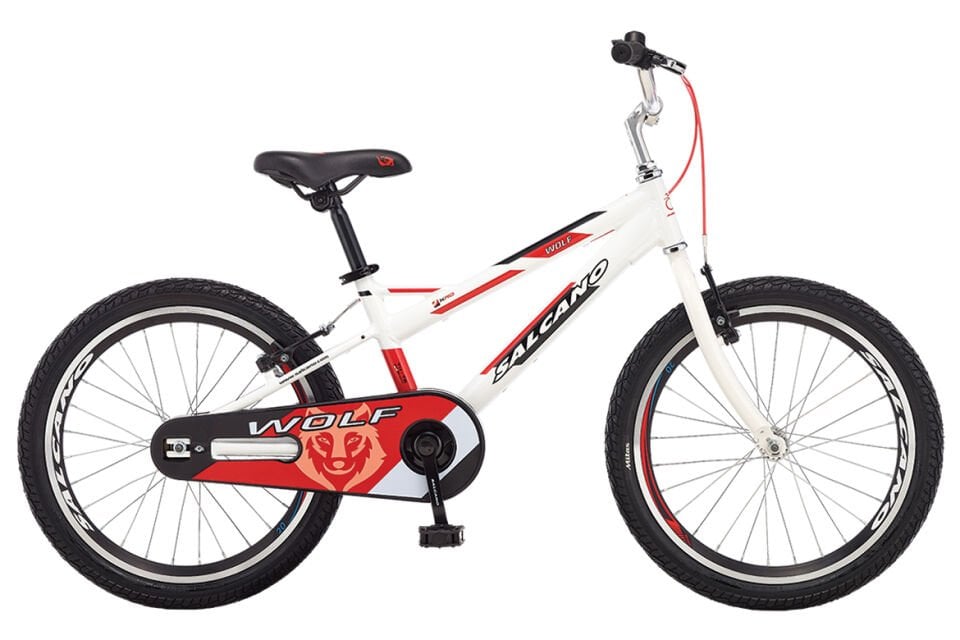 Salcano wolf 20 jant bmx çocuk bisikleti hafif aluminyum kadro beyaz