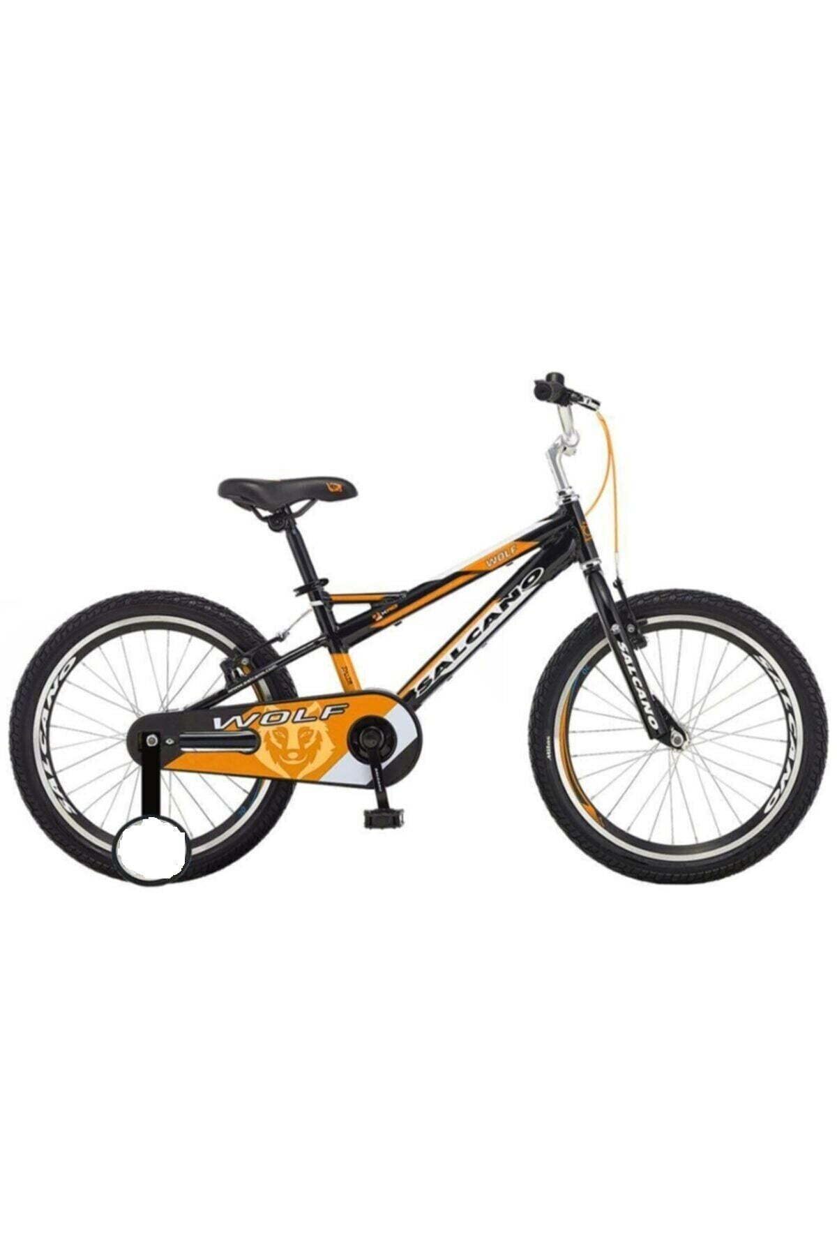 Salcano wolf 20 jant bmx çocuk bisikleti hafif aluminyum kadro siyah turuncu