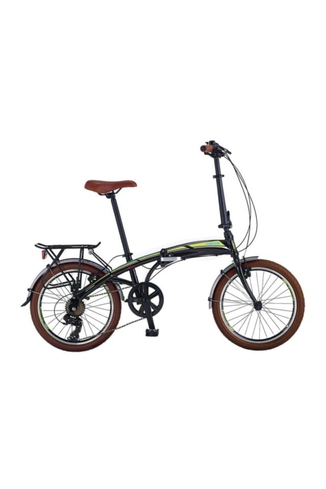 Salcano Slcn 300 V 20 jant Katlanır Bisiklet Siyah sarı
