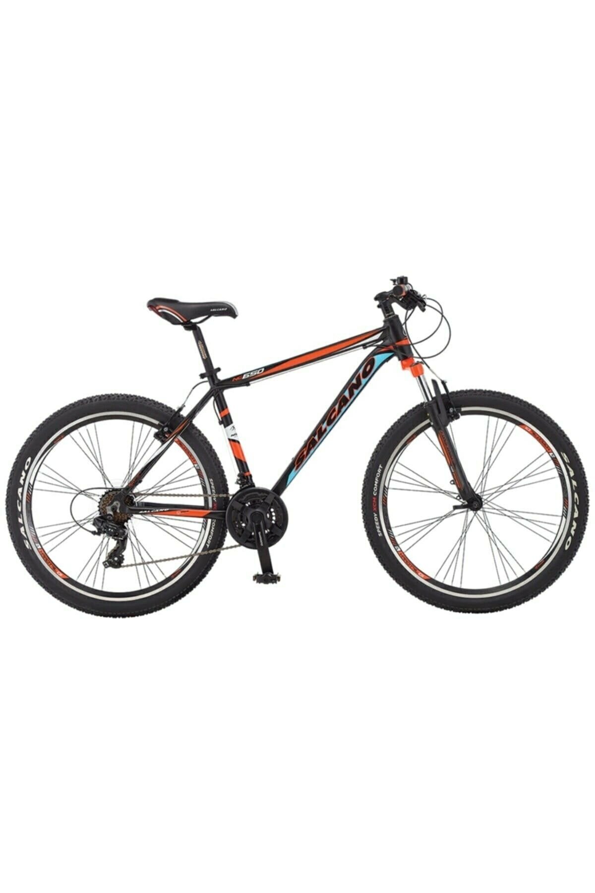 Salcano NG 650 29 Jant V Fren Full Shimano 21 Vites Dağ Bisikleti Siyah turuncu Turkuaz