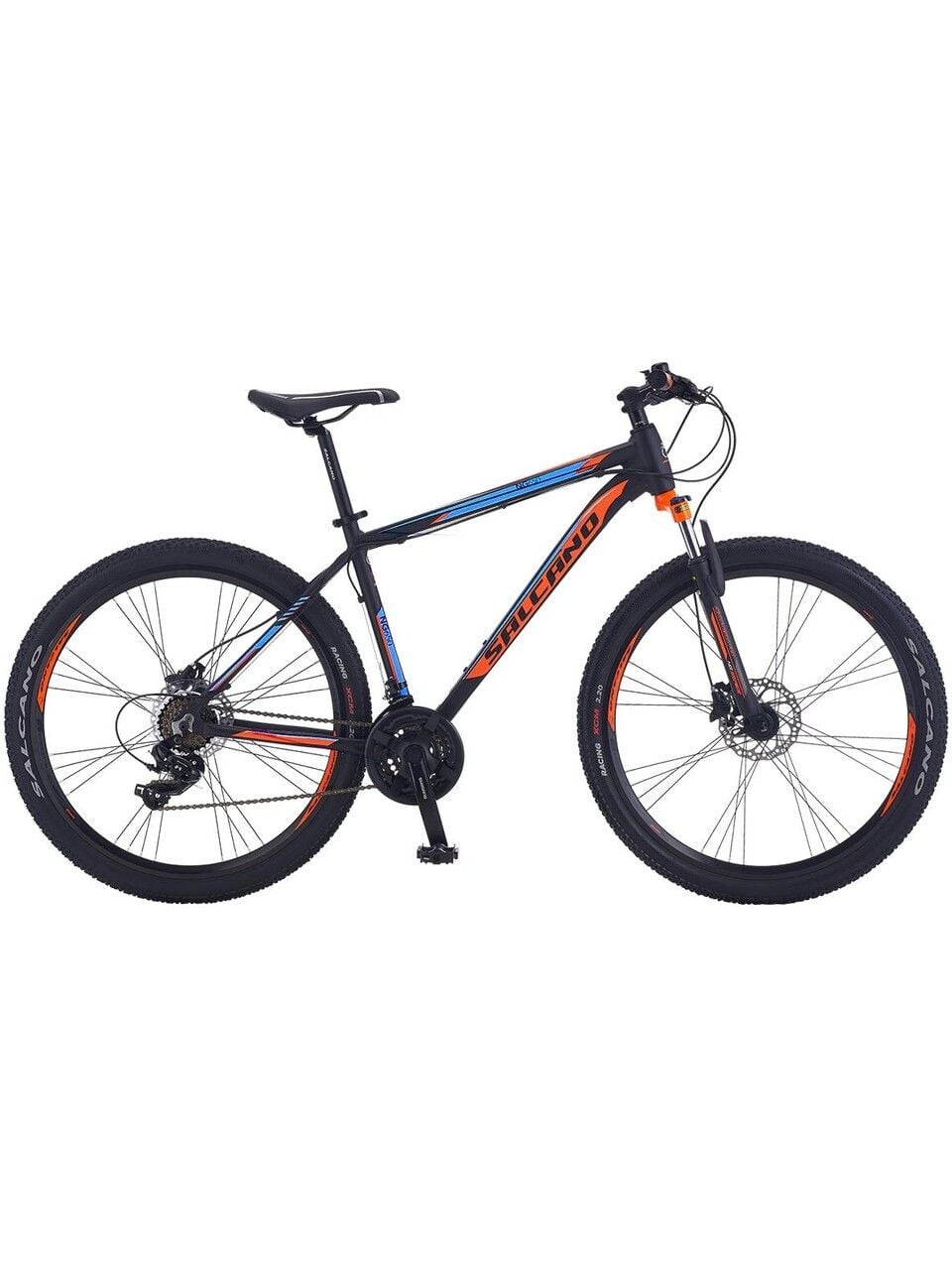 Salcano NG 650 29 Jant HD Hidrolik Disk Fren Full Shimano 21 Vites Dağ Bisikleti 43 kadro siyah turuncu turkuaz