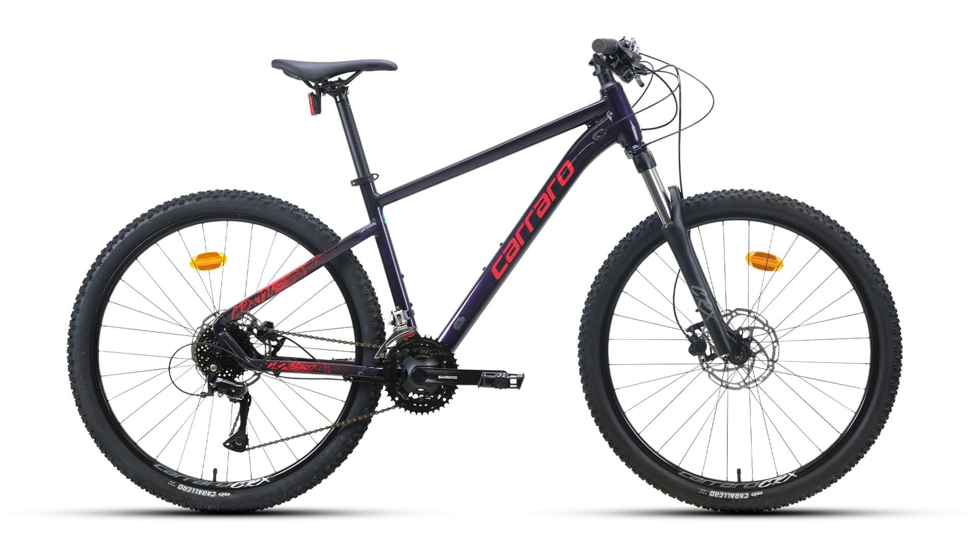 Carraro RCX 924 Dağ Bisikleti hidrolik disk 29''Jant Shimano Acera 24 Vites 48 karanlık mor