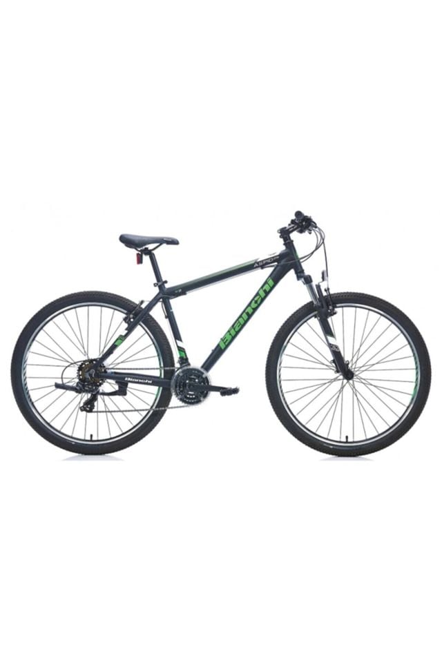 BIANCHI ASPID 27 27.5'' JANT SHİMANO 21-V VB MAT SIYAH-YESIL-BEYAZ