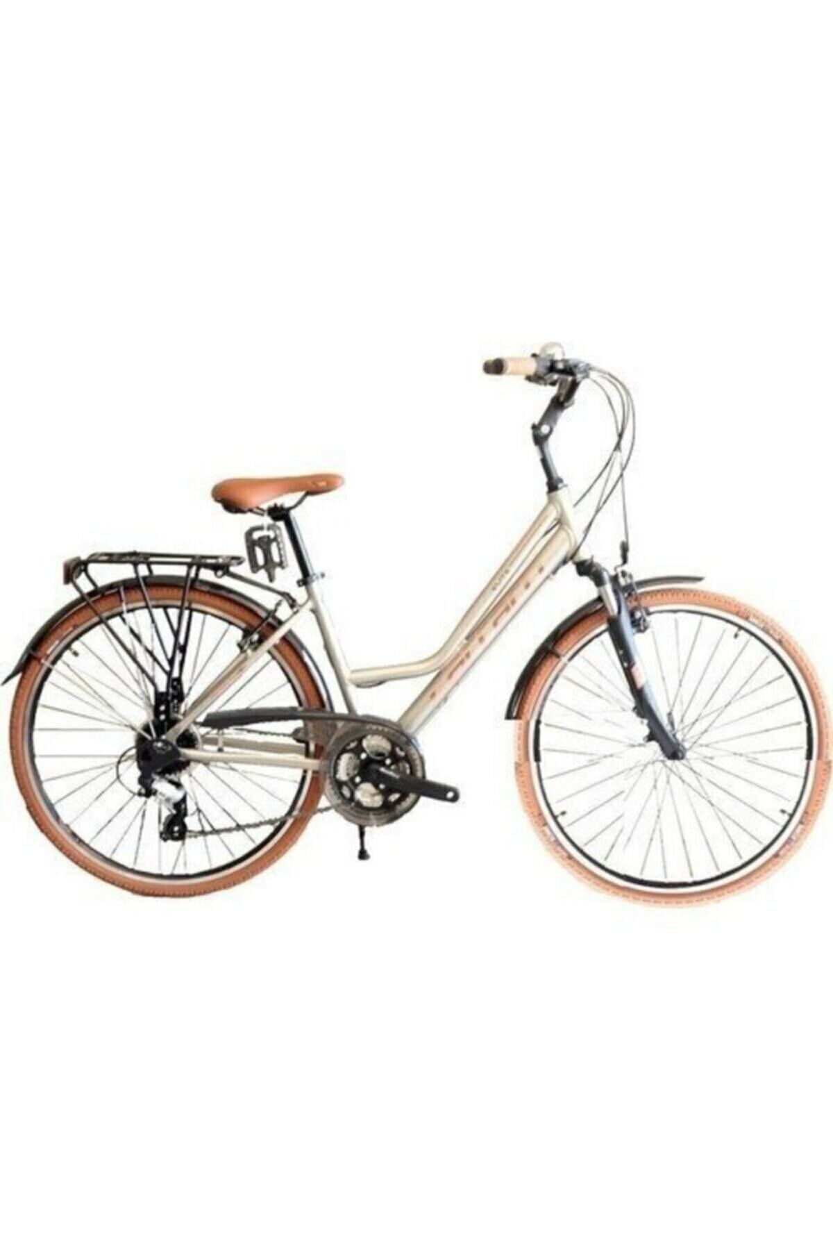 28'' CARRARO ELITE 805 430H Shimano Altus 24 Vites MAT NIKEL-GRI-KAHVERENGI-BAKIR