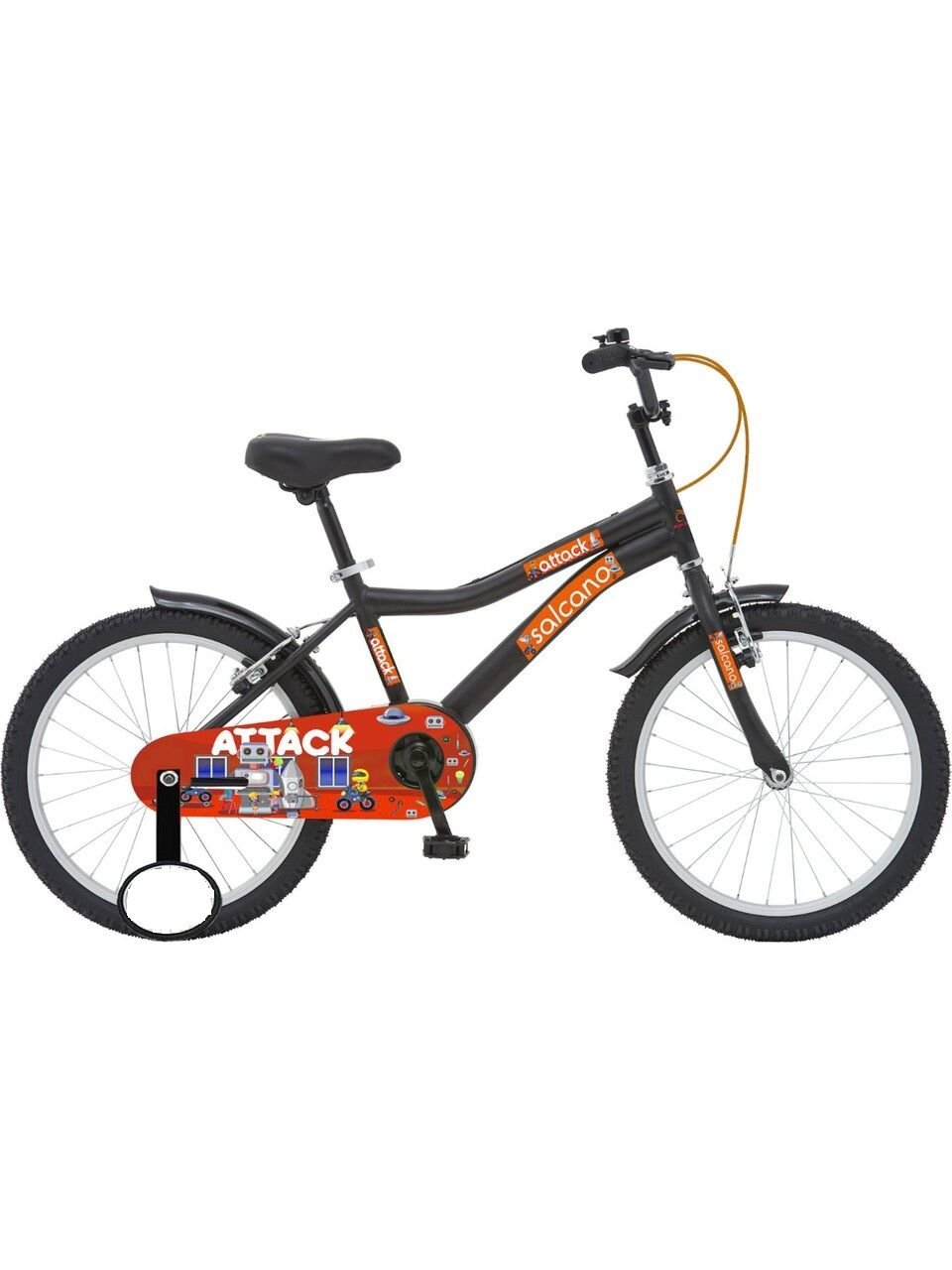 Salcano Attack 16 Jant Çocuk Bisikleti siyah