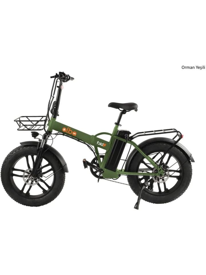 Alba Fold F ELEKTRİKLİ BİSİKLET 48W 10 Ah (480WH) Batarya kalın lastik gaz kollu, 500watt
