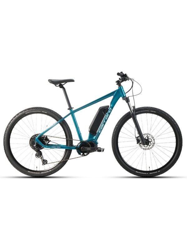 Carraro Vector 9.1 Elektrikli Bisiklet 29'' jant Hidrolik Fren Full Shimano motor Petrol Yeşil