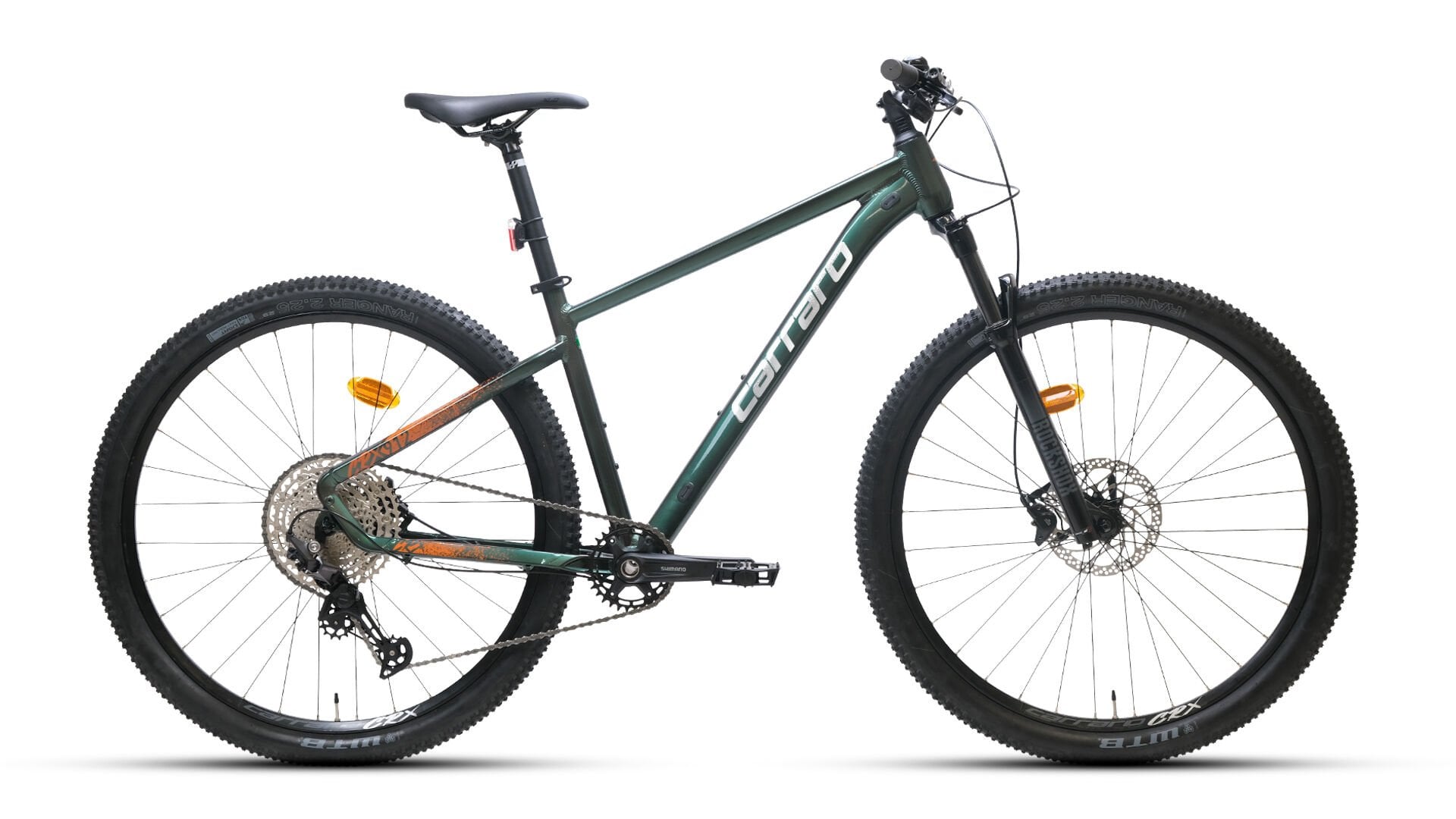 Carraro CRX 712 D Dağ Bisikleti hidrolik disk 29''Jant Shimano DEORE 12 Vites 44 KADRO yeşil
