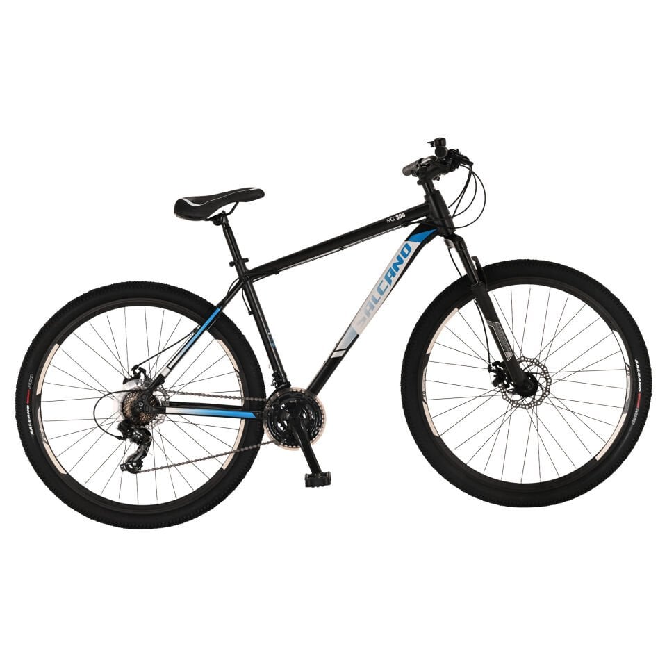 Salcano NG 300 27.5 Jant MD Mekanik Disk Fren Full Shimano 21 Vites Dağ Bisikleti 46 cm siyah mavi