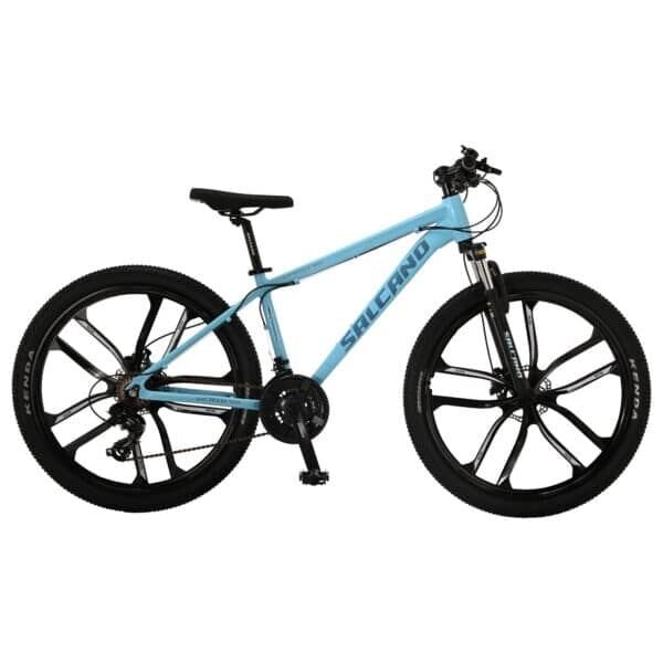 Salcano TEAM 200 MONO Dağ Bisikleti 26 Jant HD Hidrolik Disk Fren Full Shimano 21 Vites 38cm açık mavi