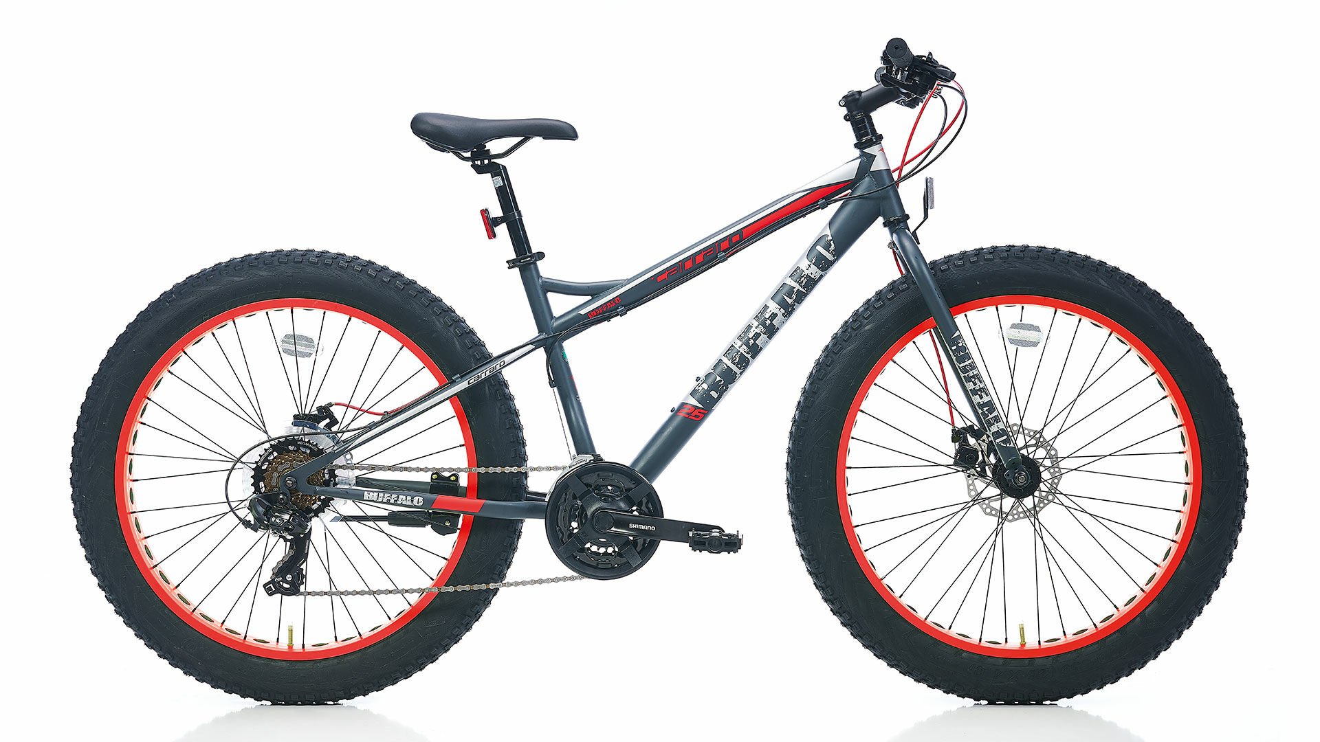Carraro Buffalo 26 Jant Fat Bike Disk Fren Dağ Bisikleti 2023