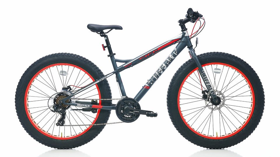 Carraro Buffalo 26 Jant Fat Bike Disk Fren Dağ Bisikleti 2023