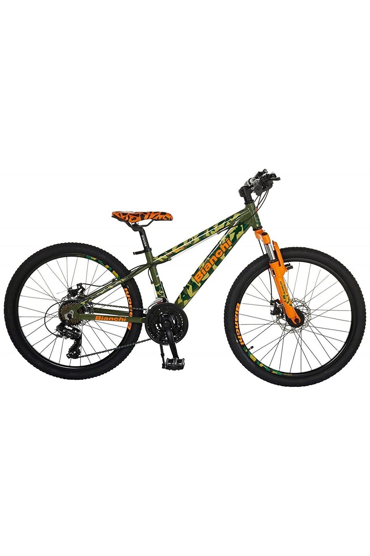 Bianchi Spider 401 M.disk Fren 24 Jant Dağ Bisikleti Yeni Model haki