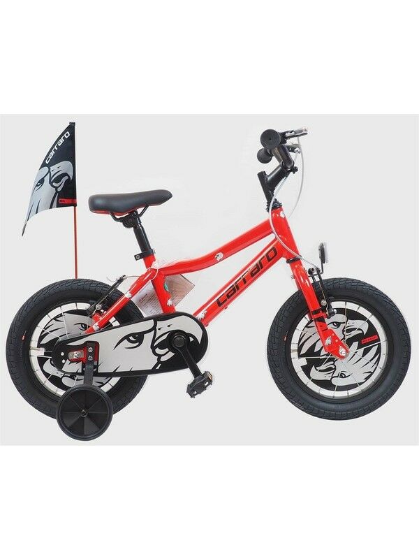 Carraro Red Eagle 14 Jant -Hafif Aluminyum Çocuk Bisikleti Kırmızı-Siyah