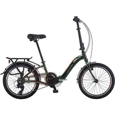 Salcano slcn 200 V katlanır bisiklet Aluminyum hafif haki renk