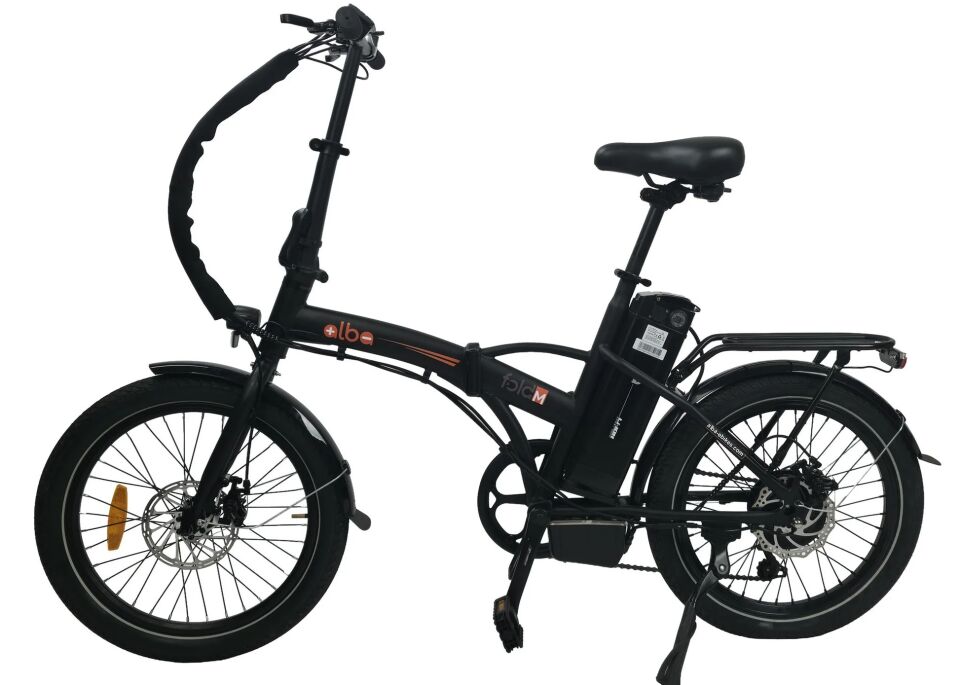 Alba Fold M ELEKTRİKLİ BİSİKLET gaz kollu, Nardo Gri