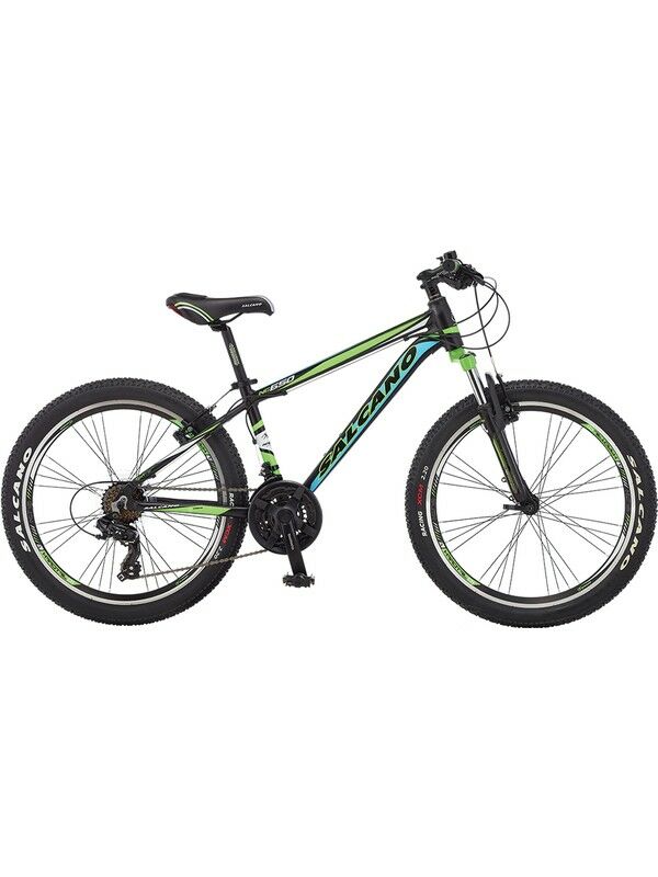 Salcano Ng 650 27,5 Jant V fren Full Shimano Dağ Bisikleti Siyah yeşil