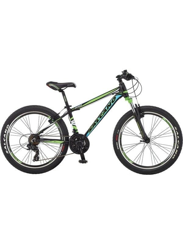 Salcano Ng 650 27,5 Jant V fren Full Shimano Dağ Bisikleti Siyah yeşil