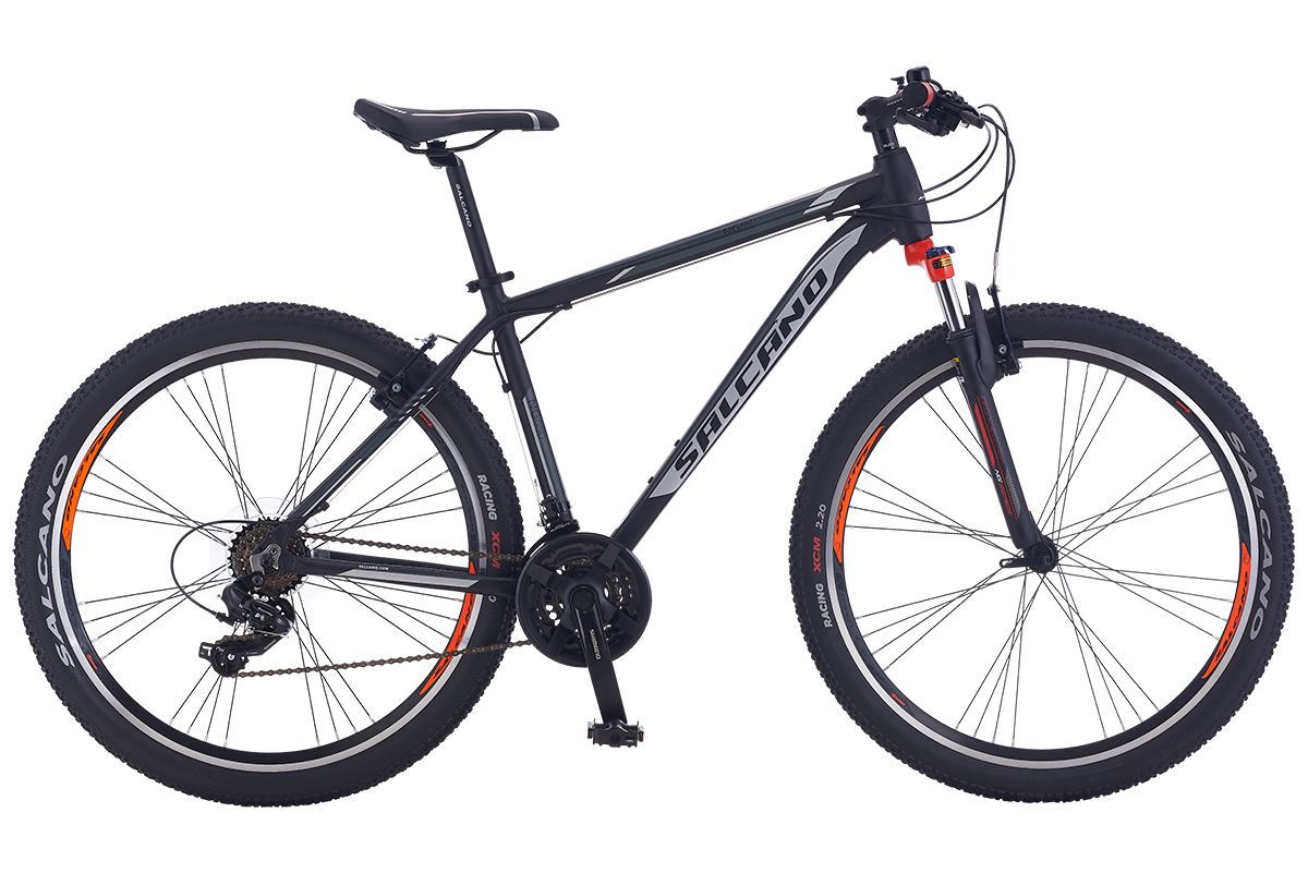 Salcano NG 650 29 Jant V Fren Full Shimano 21 Vites Dağ Bisikleti siyah gri 19''