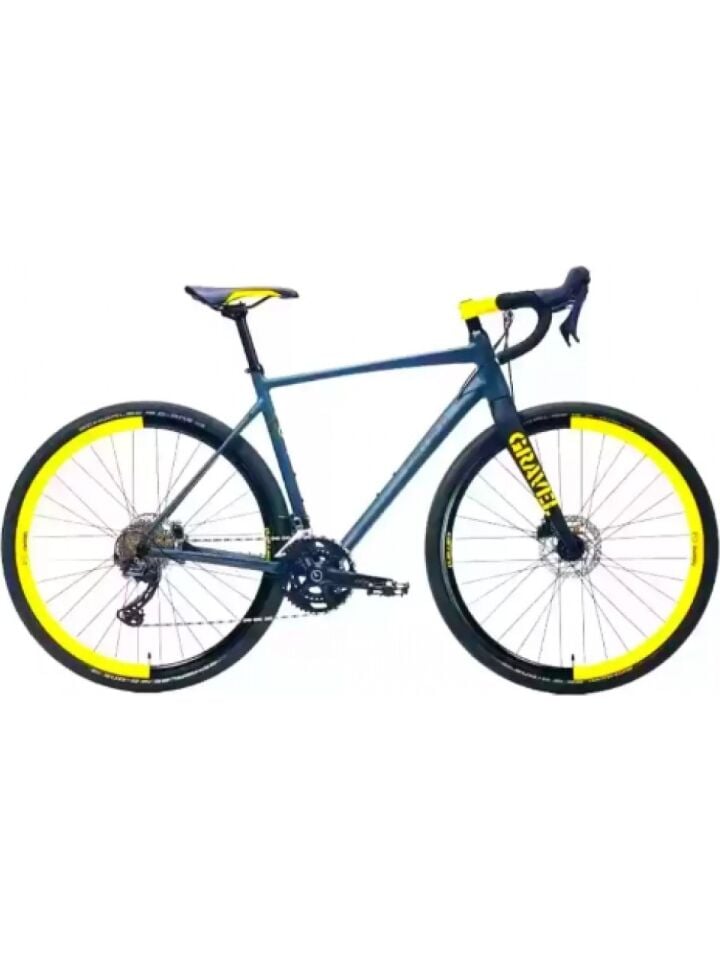 Carraro Gravel G0 16 Vites Shimano Claris Yol Yarış Gezi  Bisikleti 52 MAVİ