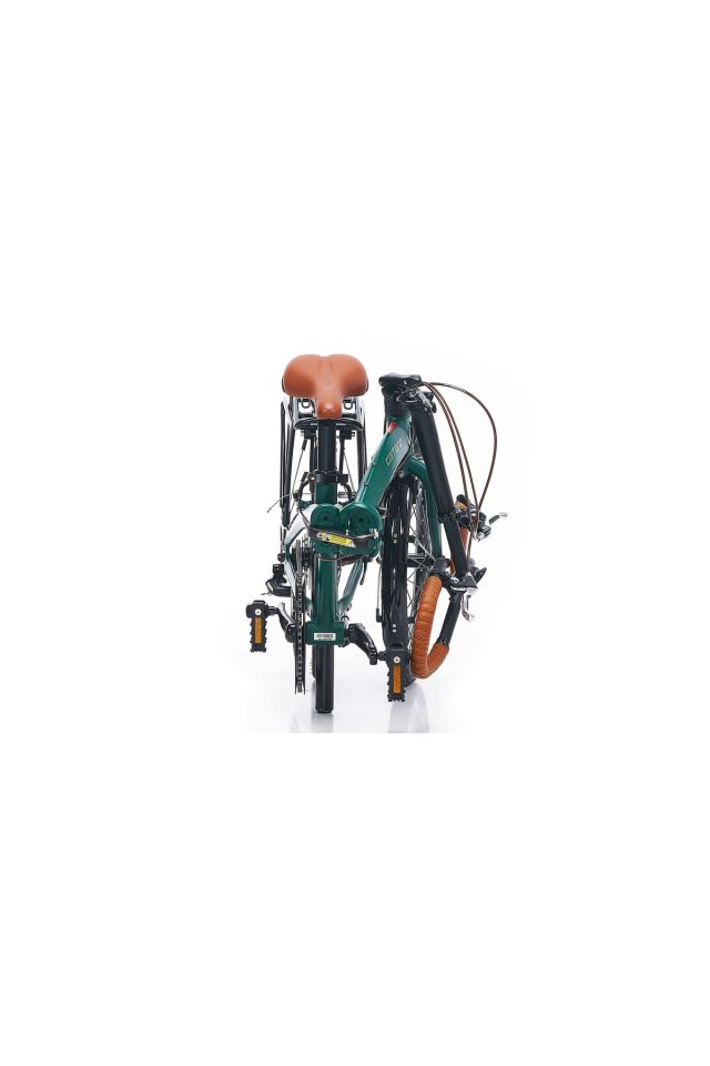 CARRARO FLEXİ COMFORT 8 VİTES FULL SHİMANO katlanabilir Bisiklet Yeşil
