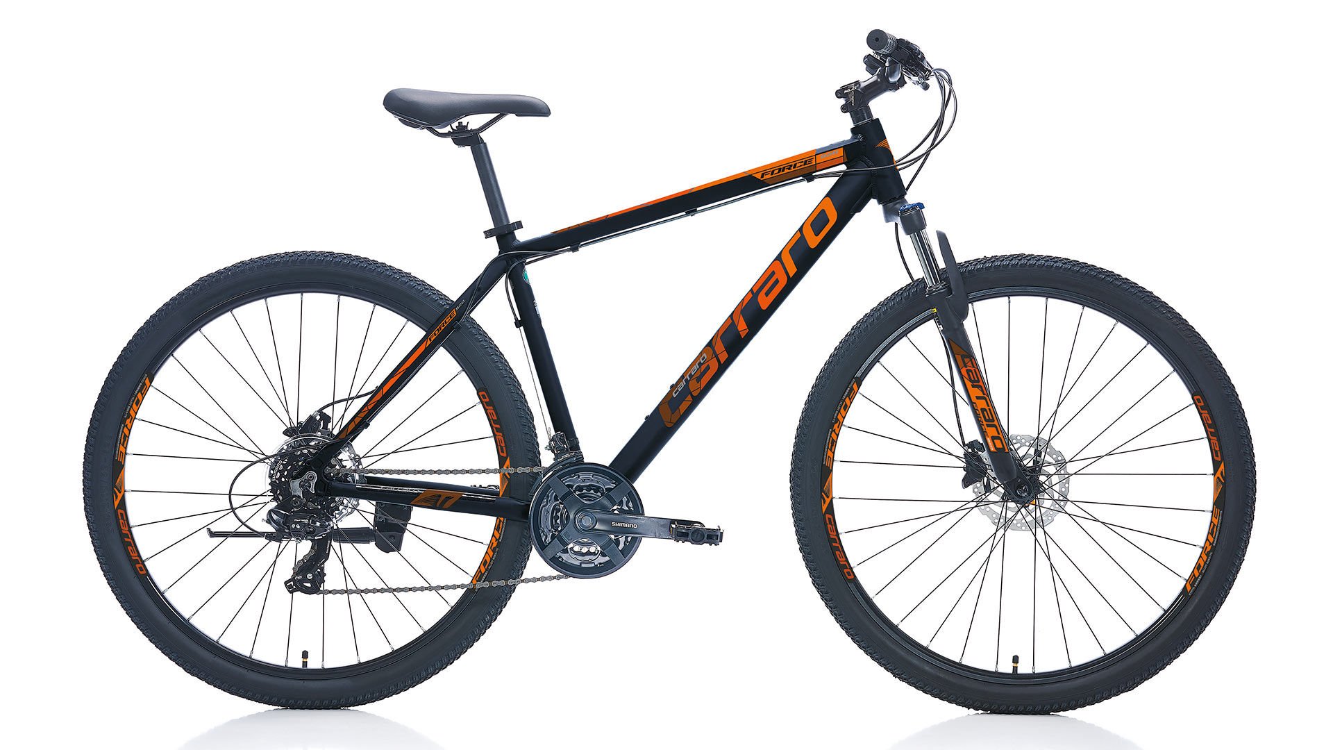 Carraro Force 920 29 Jant Hidrolik Disk Fren Dağ Bisikleti - Full Shimano Siyah Turuncu 44