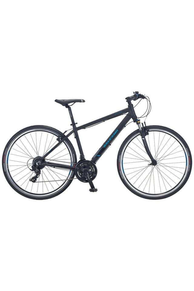 Salcano City life 24s V 28 Jant Full Shimano 24 Vites - 18'' Şehir ve Gezi Bisikleti siyah mavi